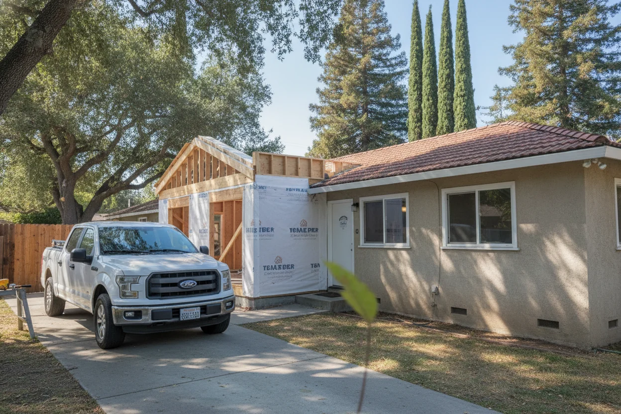 Attached ADU Home Addition in Cupertino